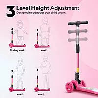 FreeWheel Kick Scooter (Pink)