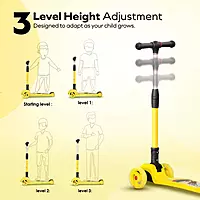 FreeWheel Kick Scooter (Yellow)