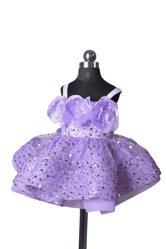 Lavender Sequin Mother Daughter Twinning Dress