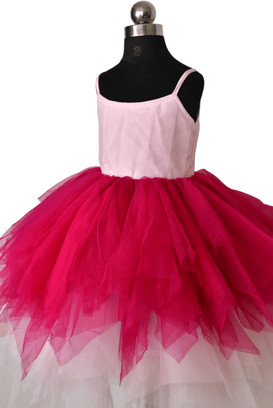 Pink Ombre Tulle Dress