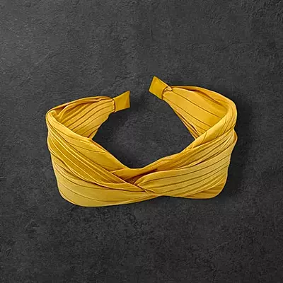 Pleated Twist Headband
