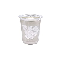 Silver Tumbler , Glass