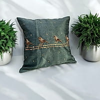 Sparrow Cluster Cushion Cover