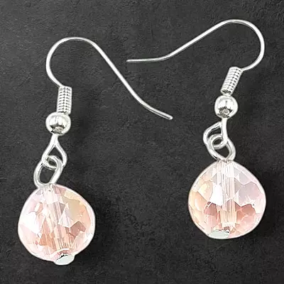 Pink Bead & Pearl Necklace and Earring Set | Elegant Fashion Jewelry