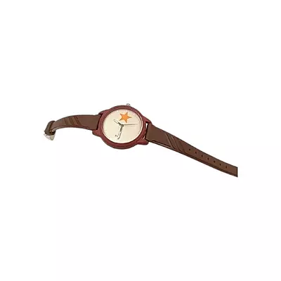 Violet Kids' Star Analog Watch - Brown Silicone Strap