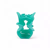 Teal Flower Hair Claw Clip - Jumbo Floral Hair Accessory