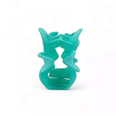 Teal Flower Hair Claw Clip - Jumbo Floral Hair Accessory