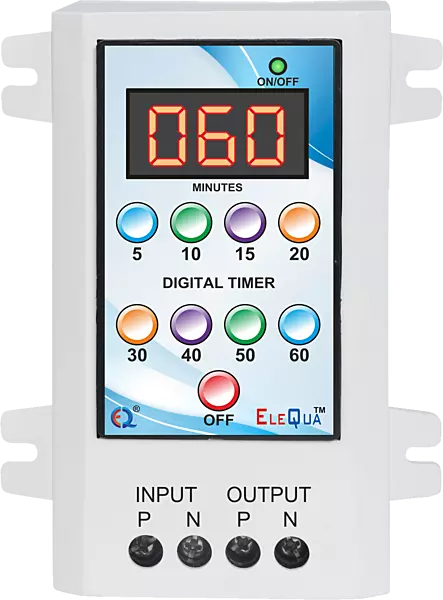 5,10,15,20... Minutes Timer Switch for Geyser, Heater, Oven Water Motor Pump ( up to 2 HP)