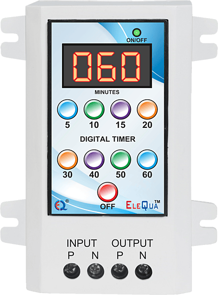 5,10,15,20... Minutes Timer Switch for Geyser, Heater, Oven Water Motor Pump ( up to 2 HP)