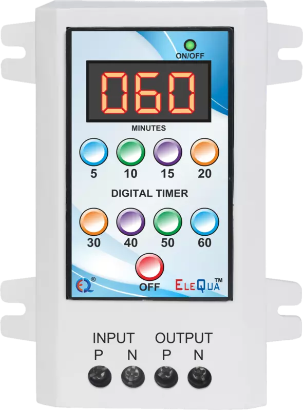5,10,15,20... Minutes Timer Switch for Geyser, Heater, Oven Water Motor Pump ( up to 2 HP)
