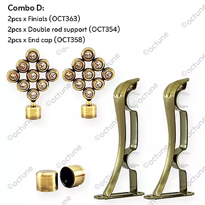 Octune Luxury Curtain Bracket | OCT363