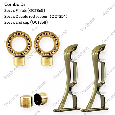 Octune Luxury Curtain Bracket | OCT365