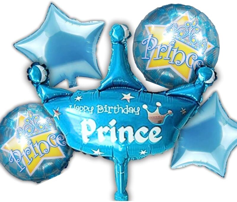 5 Pc Happy Birthday Prince
