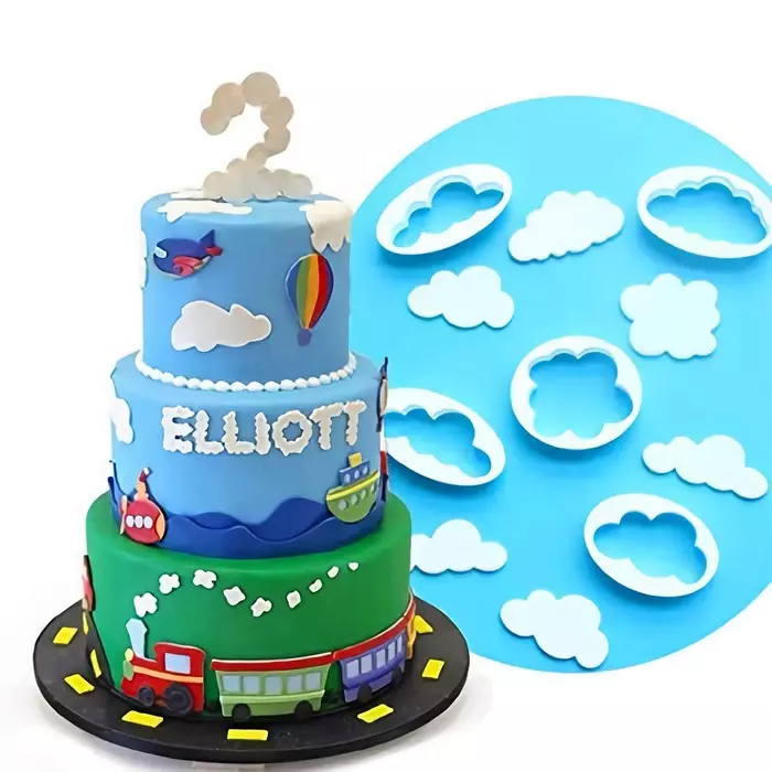 5 Pcs Fluffy Cloud Cutter