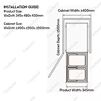 Octune Lustra Dual Sort Bin