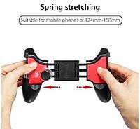 Mobile Gamepad 5 in 1 with 2 Trigger, Holder Grip, Movement Button Compatible with PUBG, KRAFTON, Garena Free Fire, Call of Duty Mobile for All Android and iOS Phones