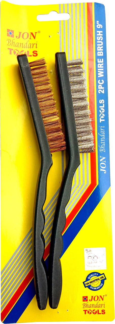 Jon Bhandari 2Pc Wire Brush 9" JB-B-021B