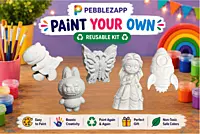Reusable Kids Painting Kit | Dinosaur, Labubu, Space, Butterfly & Princess-Set of 5