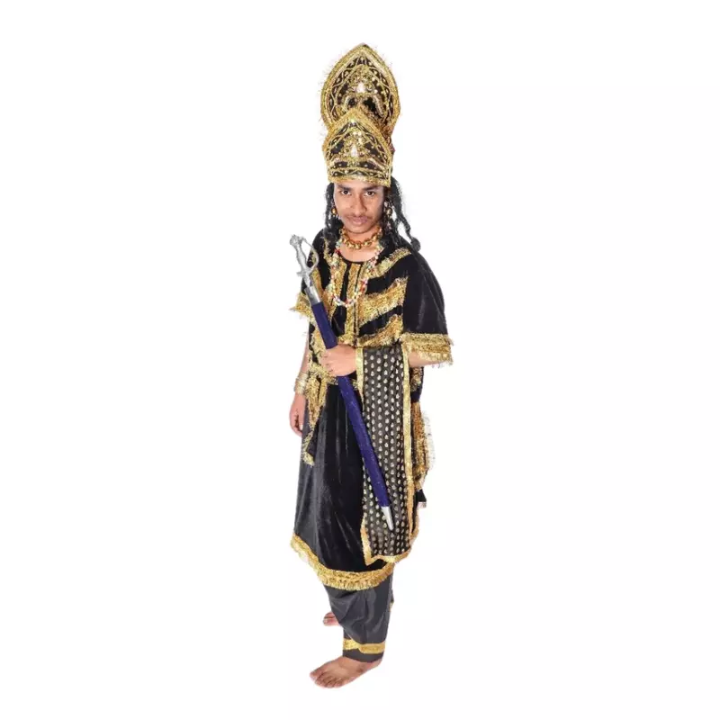 Ravan Fancy Dress Costume Black For Boys