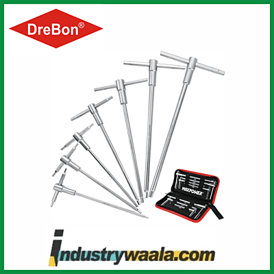 DreBon 3 Way T Handle Hex Key Wrench DB-AKT-2030 (Pack Of 2 Pcs)
