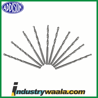 Addison 17/32 Inch Stub Series HSS Parallel Shank Drills Quantity - 10 Pcs