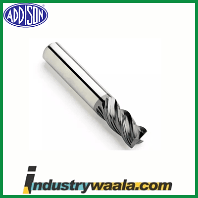 Addison 12 X 12 X 75 X 150 MM Extra Long Series Solid Carbide Gp End Mills K2Gpse/K4Gpse Series Upto 45HRC