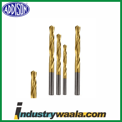 Addison 17 X 17 X 125 X 184 MM Coagted Solid Carbide Jobber Drill K816 Series Upto 45HRC