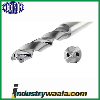 Addison 12.5 X 12.5 X 101 X 151 MM Uncoated Solid Carbide Jobber Drill- K816 Series Upto 45HRC