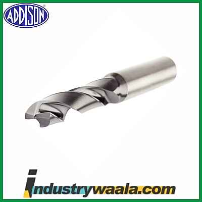 Addison 12.5 X 12.5 X 101 X 151 MM Uncoated Solid Carbide Jobber Drill- K816 Series Upto 45HRC