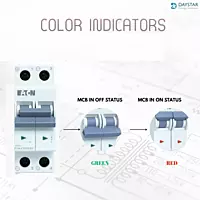32A Eaton 2-Pole DC MCB – 500V Solar Application