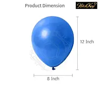 Metallic Blue Balloons Kit - 80 pcs