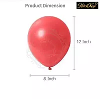 Metallic Red Balloons Kit - 50 pcs