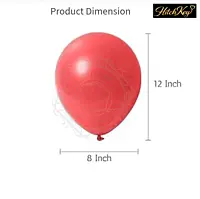 Metallic Red Balloons Kit - 80 pcs