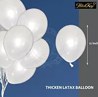 Standard White Balloons Kit - 50 pcs