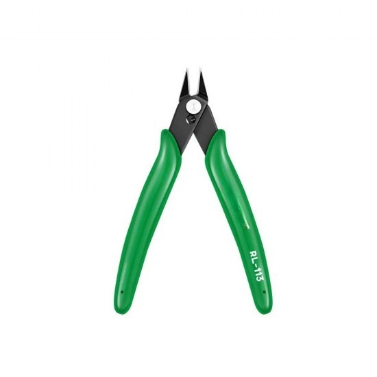 RL-113 5-inch Precision Diagonal Cutting Pliers for Cutting Wire / Insulating Sleeve / Tape RL-113 5-inch Precision Diagonal Cutting Pliers for Cutting Wire / Insulating Sleeve / Tape
