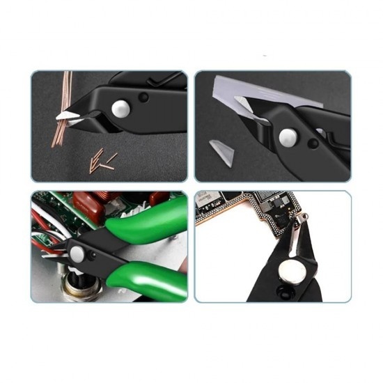 RL-113 5-inch Precision Diagonal Cutting Pliers for Cutting Wire / Insulating Sleeve / Tape RL-113 5-inch Precision Diagonal Cutting Pliers for Cutting Wire / Insulating Sleeve / Tape