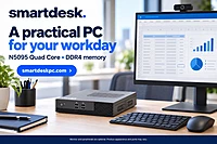 SmartDesk Power N5095 Mini PC for office work
