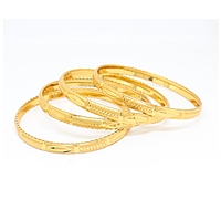 Gold Plated Bangles For Women & girls Set Of 2 Gold Plated Bangles For Women & girls Set Of 2 Gold Plated Bangles For Women & girls Set Of 2(202401))