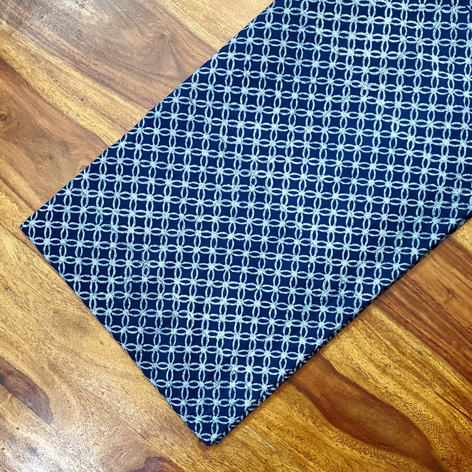 Akola Dabu Indigo Cotton Fabric #5