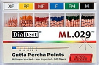 DiaDent Gutta Percha Non-Standardized – Endodontic Obturation Points