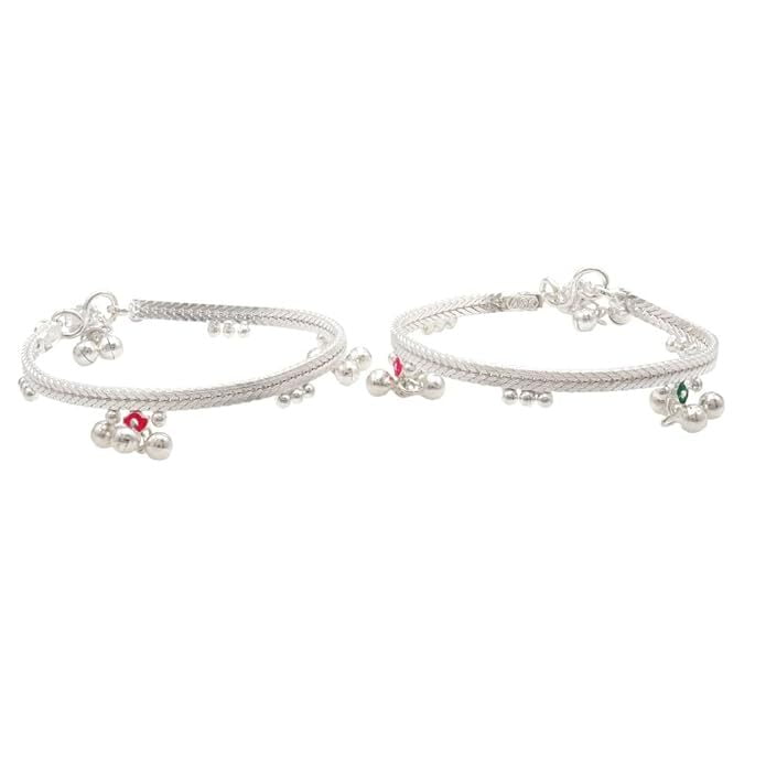 Sterling Silver Baby Anklet/Kolusu