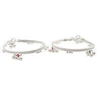 Sterling Silver Baby Anklet/Kolusu