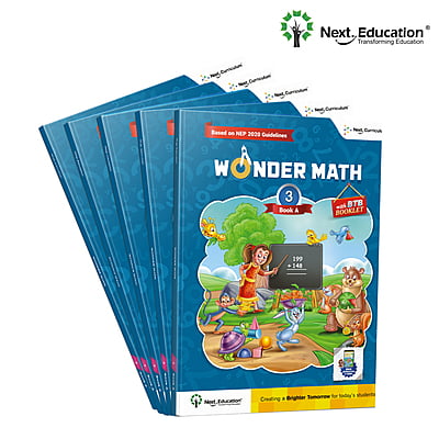 Wonder Math TextBook for - Secondary School CBSE 3rd class / Level 3 Book A New Education Policy (NEP) Edition Wonder Math TextBook for - Secondary School CBSE 3rd class / Level 3 Book A New Education Policy (NEP) Edition