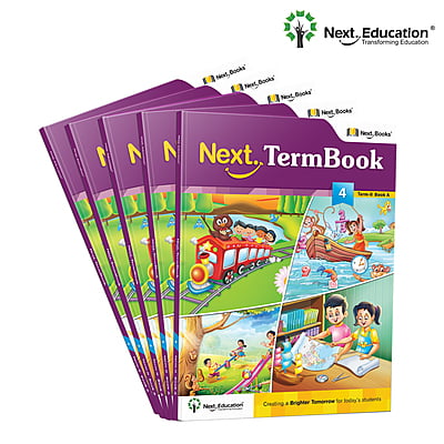 Next Term 2 Book combo Text book with Maths, English and EVS for class 4 / level 4 Book A Next Term 2 Book combo Text book with Maths, English and EVS for class 4 / level 4 Book A