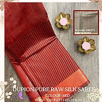 DUPION RAW SILK SAREE YBRSRSS21833
