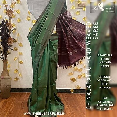 Chinnalapattu Hand Weaved Sarees MDTSSIL20870