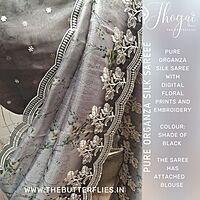 PURE ORGANZA SAREE DCMSORZ22746