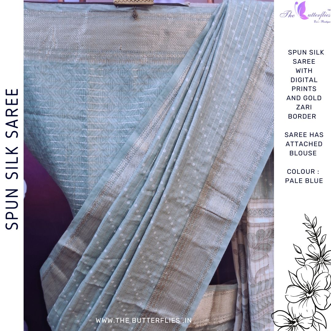 BEAUTIFUL SPUN SILK SAREE  SRCSFSC24526