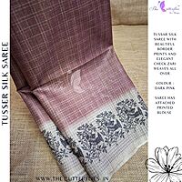 TUSSER SILK SAREE SFHSTSK24624