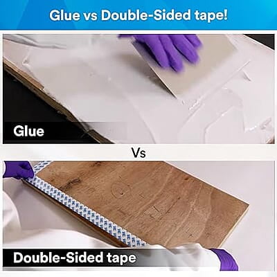 3M Fastbond Double Sided Adhesive Tape for Metals, Plastic, Glass, Wood, Water Resistant, Provides Excellent Adhesion (30mm X 20m, 1 Roll)